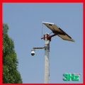 Road monitoring solar power system