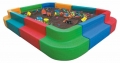 Rectangle Game Sand&ball Pool